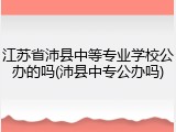 江苏省沛县中等专业学校公办的吗(沛县中专公办吗)