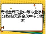 无锡金茂商业中等专业学校分数线(无锡金茂中专分数线)