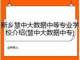新乡慧中大数据中等专业学校介绍(慧中大数据中专)