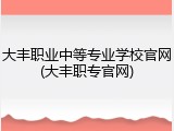大丰职业中等专业学校官网(大丰职专官网)