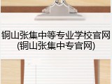 铜山张集中等专业学校官网(铜山张集中专官网)