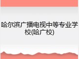 哈尔滨广播电视中等专业学校(哈广校)