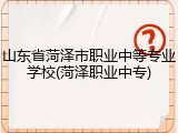 山东省菏泽市职业中等专业学校(菏泽职业中专)