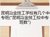 昆明冶金技工学校有几个中专班("昆明冶金技工校中专班数")