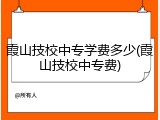 霞山技校中专学费多少(霞山技校中专费)