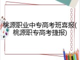 桃源职业中专高考班喜报(桃源职专高考捷报)