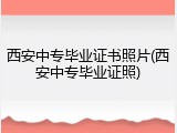西安中专毕业证书照片(西安中专毕业证照)