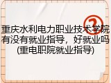 重庆水利电力职业技术学院有没有就业指导，好就业吗(重电职院就业指导)