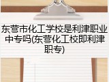 东营市化工学校是利津职业中专吗(东营化工校即利津职专)