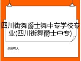 四川街舞爵士舞中专学校专业(四川街舞爵士中专)