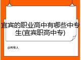宜宾的职业高中有哪些中专生(宜宾职高中专)