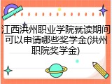 江西洪州职业学院就读期间可以申请哪些奖学金(洪州职院奖学金)