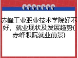 赤峰工业职业技术学院好不好，就业现状及发展趋势(赤峰职院就业前景)
