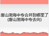 唐山渤海中专合并到哪里了(唐山渤海中专去向)