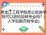 黑龙江工程学院昆仑旅游学院可以进校后转专业吗？(入学后能否转专业)