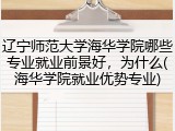 辽宁师范大学海华学院哪些专业就业前景好，为什么(海华学院就业优势专业)