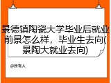 景德镇陶瓷大学毕业后就业前景怎么样，毕业生去向(景陶大就业去向)