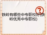铁岭有哪些中专职校好(铁岭优秀中专职校)