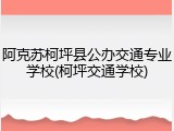 阿克苏柯坪县公办交通专业学校(柯坪交通学校)