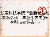 长春科技学院毕业后就业前景怎么样，毕业生去向(长春科技就业去向)
