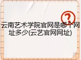 云南艺术学院官网是哪个网址多少(云艺官网网址)