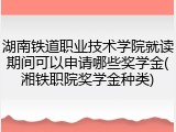 湖南铁道职业技术学院就读期间可以申请哪些奖学金(湘铁职院奖学金种类)