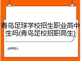青岛足球学校招生职业高中生吗(青岛足校招职高生)
