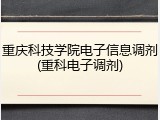 重庆科技学院电子信息调剂(重科电子调剂)
