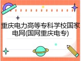 重庆电力高等专科学校国家电网(国网重庆电专)