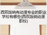 西双版纳有动漫专业的职业学校有哪些(西双版纳动漫职校)