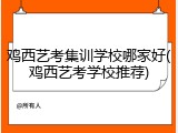 鸡西艺考集训学校哪家好(鸡西艺考学校推荐)