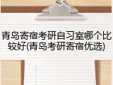 青岛寄宿考研自习室哪个比较好(青岛考研寄宿优选)