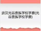 武汉光谷贵族学校学费(光谷贵族学校学费)