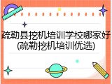 疏勒县挖机培训学校哪家好(疏勒挖机培训优选)