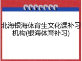 北海银海体育生文化课补习机构(银海体育补习)