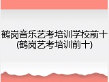 鹤岗音乐艺考培训学校前十(鹤岗艺考培训前十)