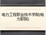 电力工程职业技术学院(电力职院)
