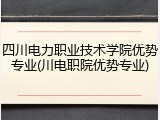 四川电力职业技术学院优势专业(川电职院优势专业)