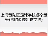 上海普陀区足球学校哪个最好(普陀最佳足球学校)