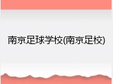 南京足球学校(南京足校)