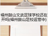 福州鼓山文武足球学校还在开吗(福州鼓山足校运营中)