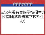武汉有没有贵族学校招生办公室啊(武汉贵族学校招生办)