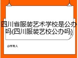 四川省服装艺术学校是公办吗(四川服装艺校公办吗)