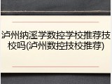 泸州纳溪学数控学校推荐技校吗(泸州数控技校推荐)