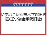辽宁冶金职业技术学院旧校区(辽宁冶金学院旧址)