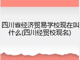 四川省经济贸易学校现在叫什么(四川经贸校现名)
