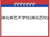 湖北省艺术学校(湖北艺校)