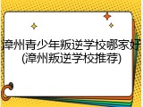 漳州青少年叛逆学校哪家好(漳州叛逆学校推荐)