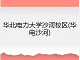 华北电力大学沙河校区(华电沙河)