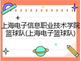 上海电子信息职业技术学院篮球队(上海电子篮球队)